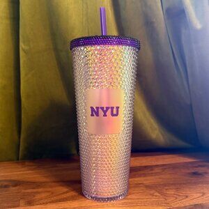 RARE NYU Starbucks Tumbler NWT